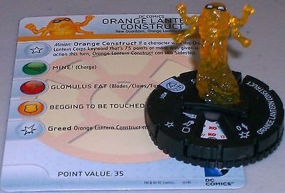 Orange Lanterne Construction #001 Guerre De Clair Dc Heroclix