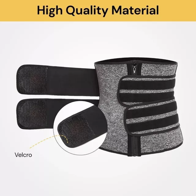 Gym Waist Trainer Sauna Sweat Belt Tummy Girdle Body Slimming Body Shaper Corset 3