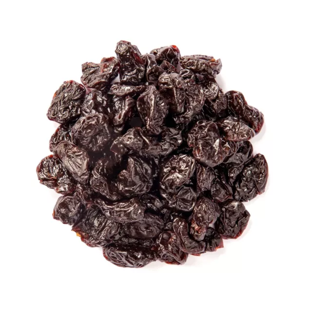 Sun-Dried Dark Sweet Cherries – Unsweetened Whole Raw Pitted Fruits, Unsulfured