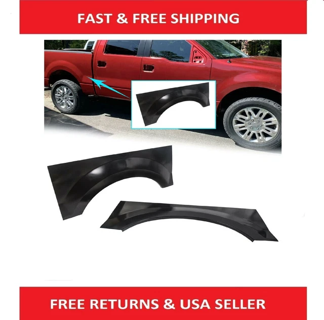 Fender Rear Wheel Arch Panel Repair Fits 2004-2008 Ford F150 Super Cab Crew New