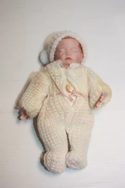 The Ashton Drake Galleries Porcelain Baby Doll 5.5 inch Yolanda Bello Signed i35
