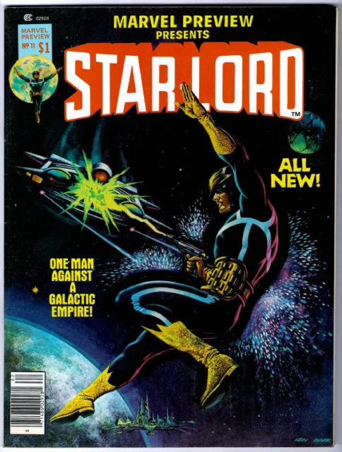 MARVEL PREVIEW #11 in VF+  a 1977 Marvel magazine comic 2nd STARLORD of GOTG