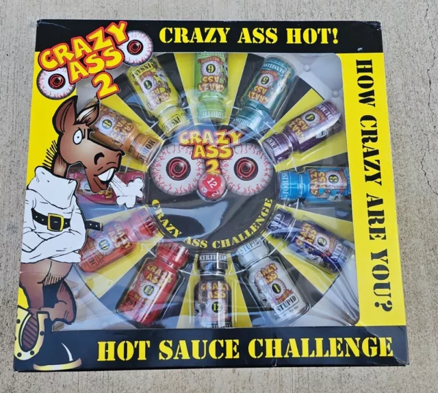  Crazy Hot Sauce Gift Set - Gourmet Challenge Dice