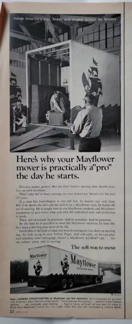 1967 Mayflower warehouses movers Moving Van truck pro packing ad