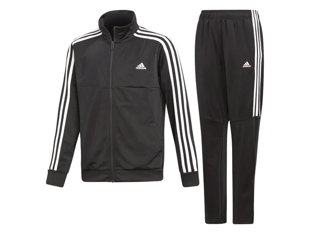 Adidas Tuta Ginnastica Junior Estate Dv1738  Yb Ts Tiro Black/White
