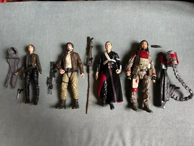 Lotto action figure 6 pollici Star Wars Black Series Rogue One Job Hasbro