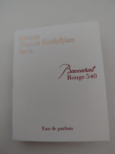 MAISON FRANCIS KURKDJIAN MFK Baccarat Rouge 540 Parfum Probe 2ml EUR 15