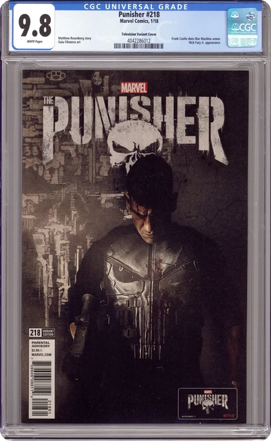 Punisher #218E TV Variant CGC 9.8 2018 4042286012