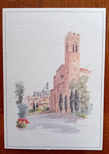 Cartolina Siena, Chiesa Di San Domenico, P. Capineri