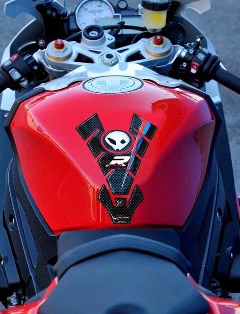 Autocollant 3D Protection Réservoir Moto Labelbike - Pour Triumph Speed Triple 1200 RS 2025+ - Rouge