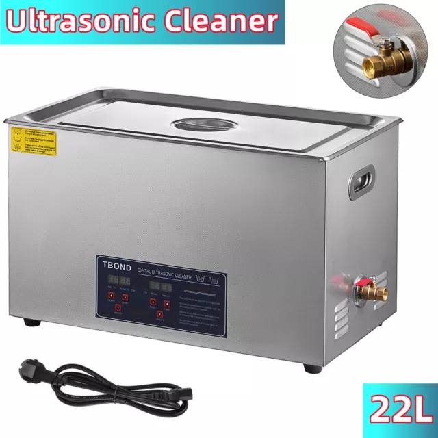 22L Digital Ultraschallreiniger Ultraschallreinigungsgerät Ultrasonic Cleaner DE