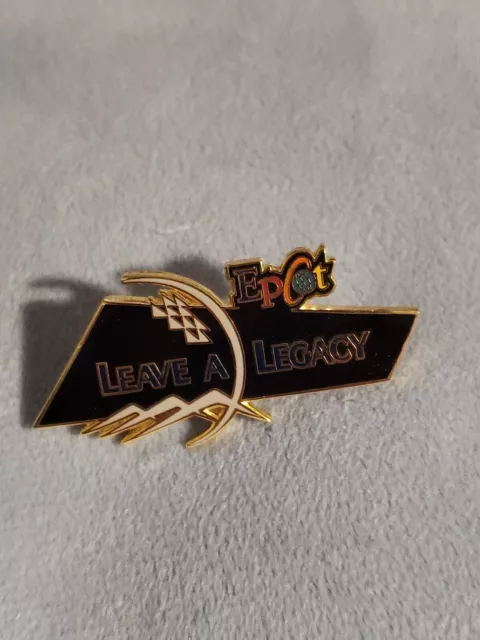 Vintage Disney Epcot Leave A Legacy 2000 Lapel Hat Trading Collectible Pin