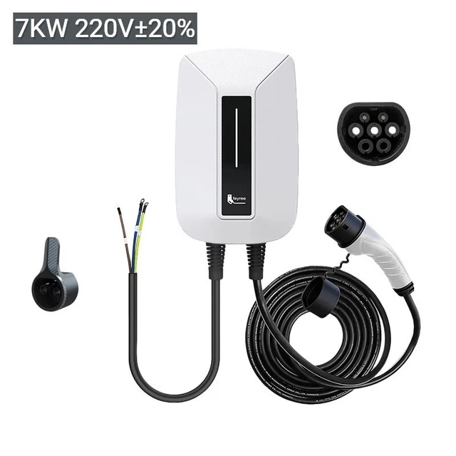 EV CHARGER EVSE Wallbox Wallmount 32A 7KW 1 Phase, Electric Car ...