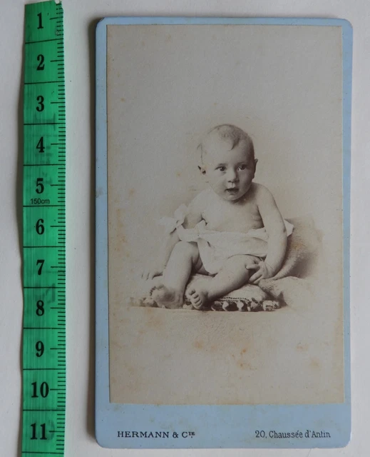 Médaillon Porte-photo Ancien Du XIXe, Portrait De Mamie Devant, Bébé Derrière, Tons Sépia