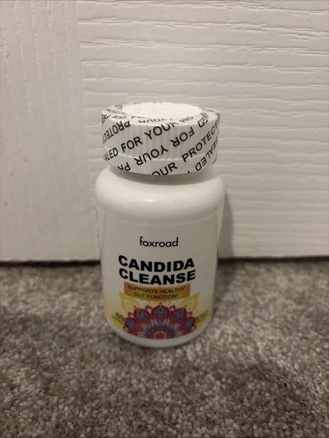 FOXROAD CANDIDA CLEANSE 60 Capsules Gut Health Support-New & Sealed Exp ...