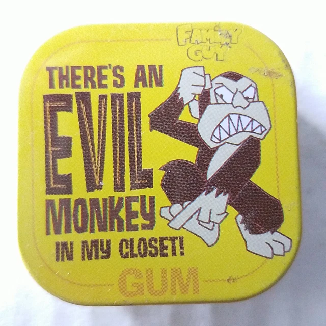 Family Guy Theres An Evil Monkey In My Closet Gum Tin Case
