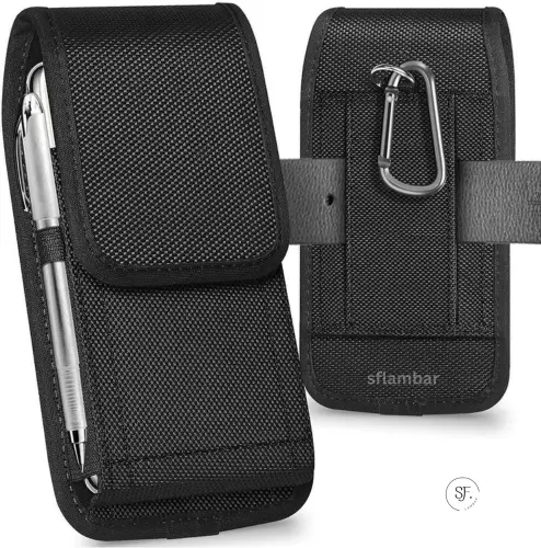 Universal Belt Loop Hook Cover Pouch Bag Nylon Case For All Mobile Phone Holster
