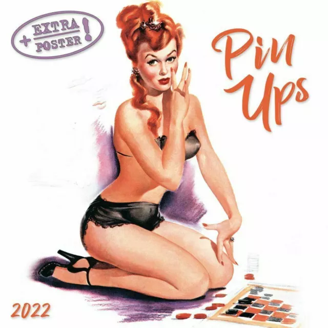 Pin Ups 2022 Wall Calendar with Poster From Germany Brand New in Shrink-wrap