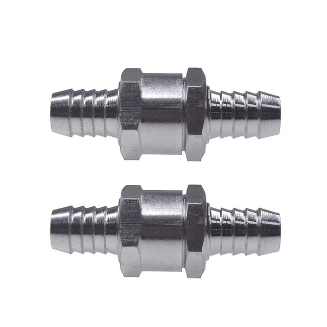 4PCS 6mm 8mm 10mm 12mm Diameter Aluminum Fuel Non Return Check Valve - Foto 6