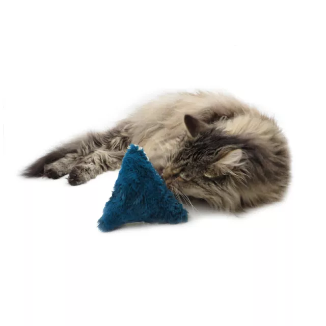 4cats Plush Triangle two tone - Catnip or Valerian cat toy