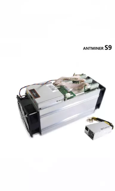 Antminer Bitmain S9T with PSU - Refurbished Bitcoin BTC ASIC Miner - UK Seller