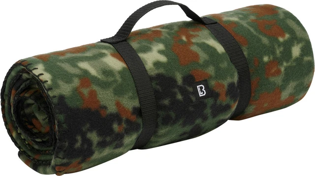 Brandit Fleecedecke (verde militare, taglia unica)