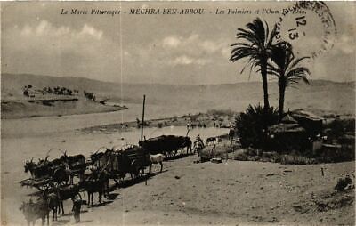 CPA ak morocco mechra-ben-Abbou-palm trees (219148)