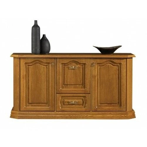 Armoire Buffet De Style Maison De Campagne En Bois Blanc, Avec Portes Et Tiroirs