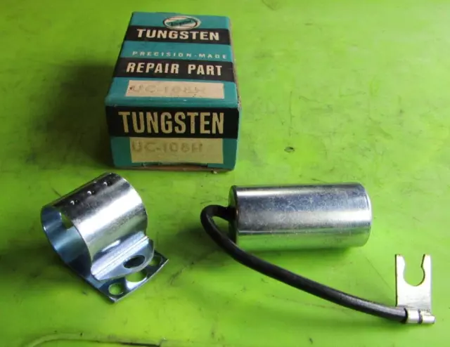1953-1960 Chevy 6 Cyl 1955 Nash Tungsten Condensatore P/N 1928111 UC-108H
