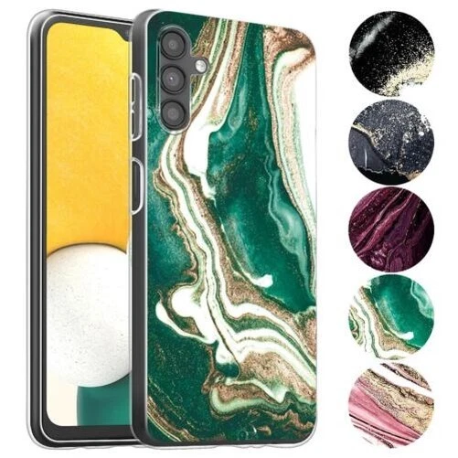 Coque pour Samsung Galaxy A13 5G A04s Étui Marbre Téléphone Portable en Silicone