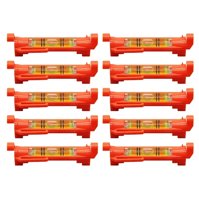 Penna Livelli Appesa, Mini Livello Spirito per Lavorazione del Legno, Costruzione, 10pz