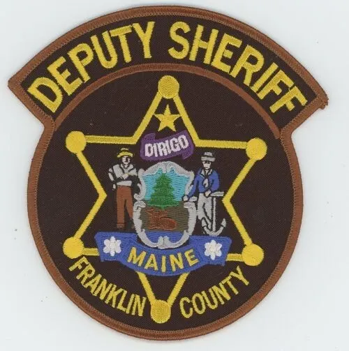 Maine Me Franklin County Sheriff Nice Shoulder Patch Police