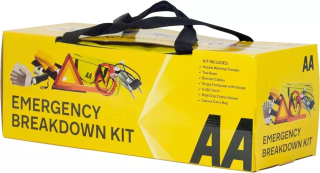 AA Car Essentials 5060114610651 Emergency Breakdown Kit