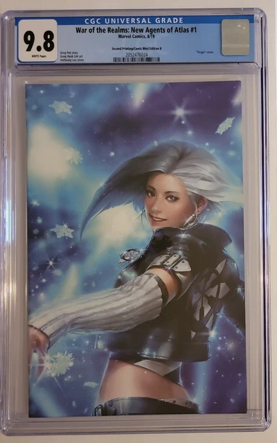 War Of Realms New Agents Of Atlas 1 Cgc 9.8 2Nd Print Lee Virgin Variant