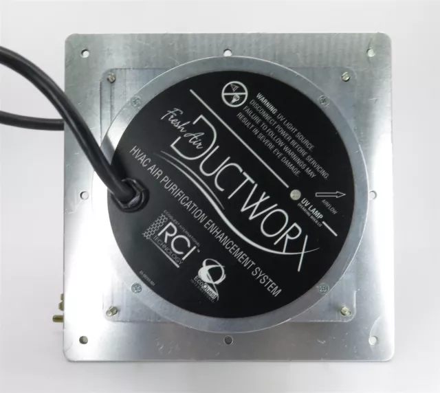 Fresh Air Ductworx HVAC Air Purification Enhancement System UV Light, Working! Fresh Air Ductworx HVAC Air Purification Enhancement System UV Light, Working!