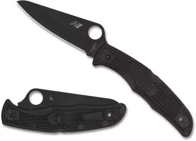 Spyderco Knife Pacific Salt 2 Black FRN Black H1 Plain Edge C91PBBK2