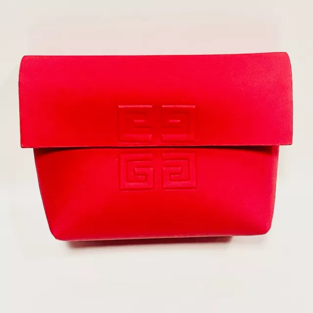 Givenchy Beauty Red Flap Cosmetic Pouch