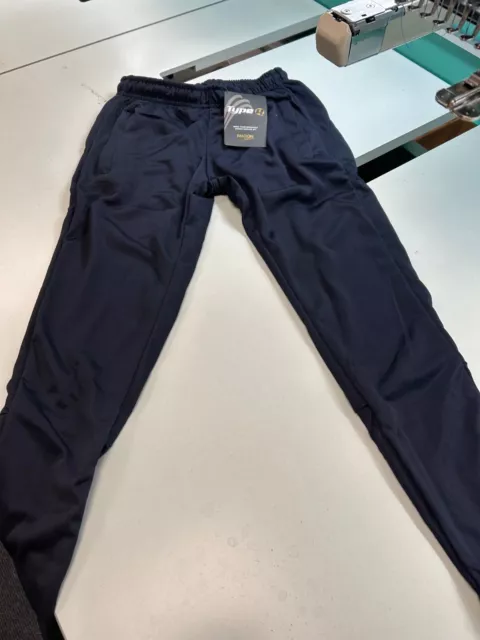 Fondo Da Allenamento Navy Per Bambini Da Uomo Unisex - Track Bottoms - Scuola Pe