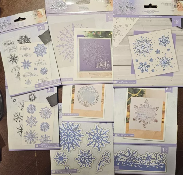 Crafters Companion - Glittering Snowflake Collection