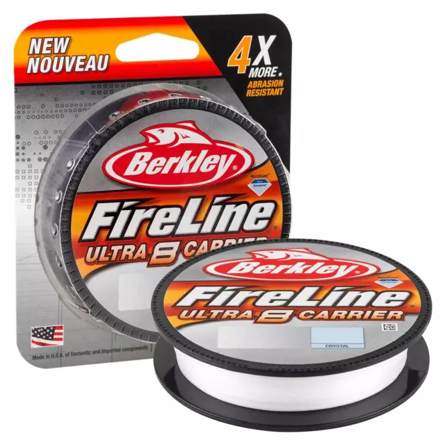 Berkley Fireline Ultra 8 Crystal PE Braid Sea Fishing line 150m & 300m