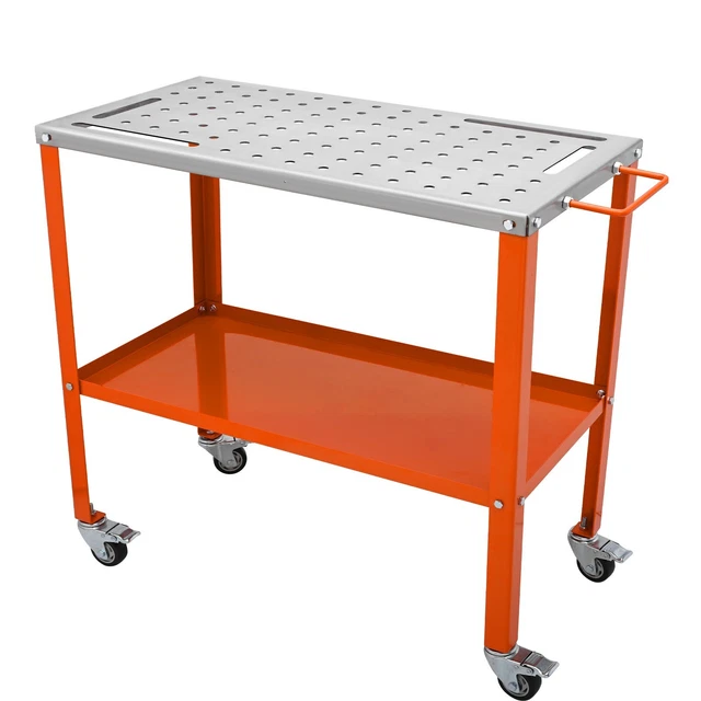 36" x 18" Welding Table, 1200lbs Load Capacity Metal Workbench
