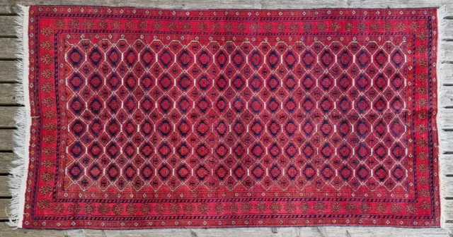 Antiker Teppich - Turkmene - Nordafghanistan 19.Jhdt - 245 x 130 cm - Sammlung