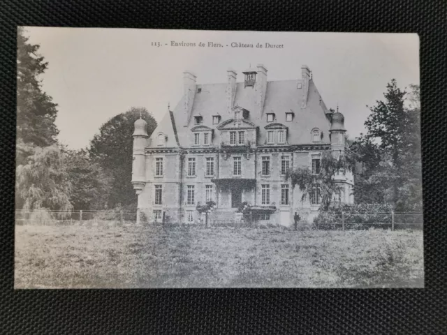 CPA 61 Environs de FLERS - Château de Durcet
