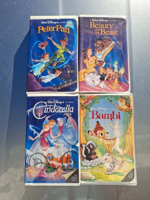 WALT DISNEY CLASSICS Collection Of 4 Clamshell VHS Tapes £15.15 ...