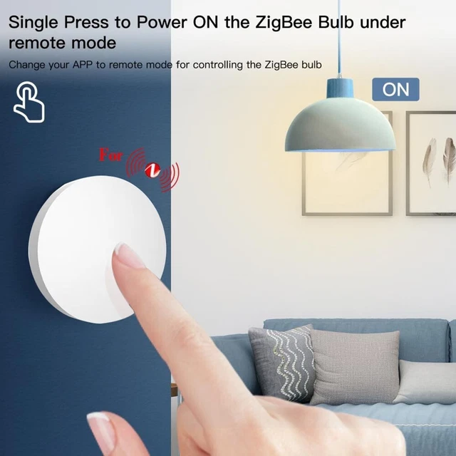 Bouton Intelligent Zigbee Sans Fil, Avec Télécommande 4 Voies,Nécessite Le Hub Tuya Zigbee, Pour Appareils Domestiques Intelligents - Bricolage