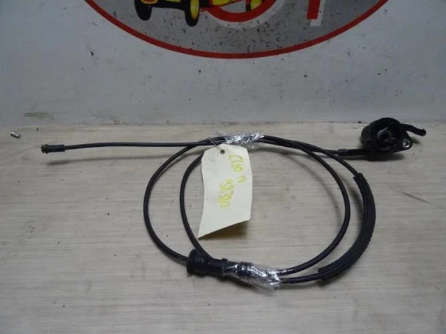 Tirette Poignée Câble D'ouverture De Capot Pour Renault Clio 2 & Clio Campus - Réf. OEM 8200069296 - Neuf
