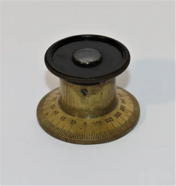 Antique Bausch and Lomb Microscope Rotatable Eyepiece Analyzer