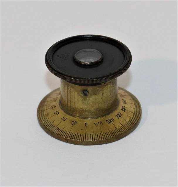 Antique Bausch and Lomb Microscope Rotatable Eyepiece Analyzer