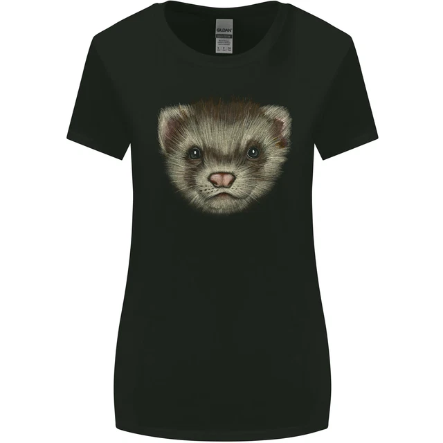 Un Ferret Testa Donna più Ampia Taglio T-Shirt