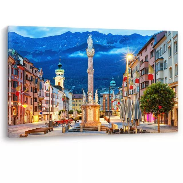 Innsbruck Old Town Tyrol Austria Large Luxury Canvas Wall Art Picture Print